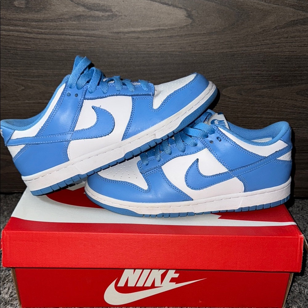 Nike Blue and White Sneakers